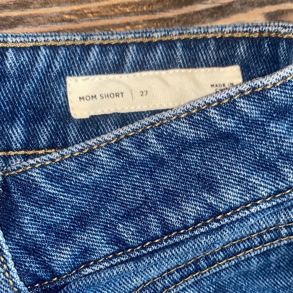PacSun Women's Mom short Classic Blue Jean Shorts - Picture 3 of 5